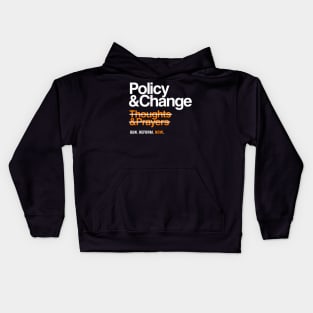 Policy and Change, Gun Reform Now Kids Hoodie